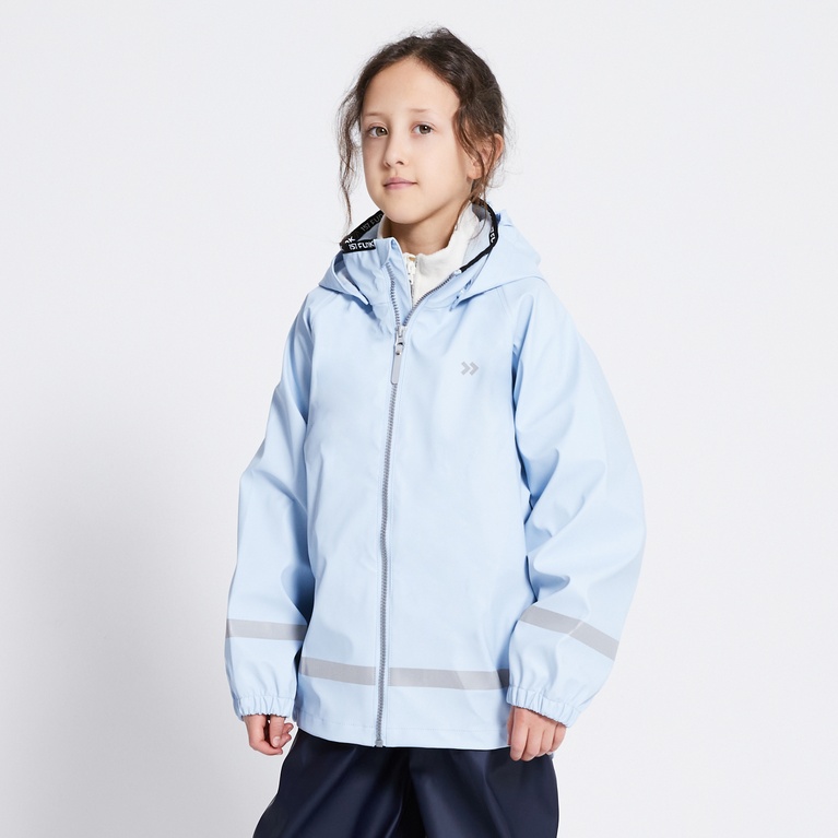 Rain jacket  "Ljusnan" Light blue